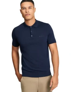 Ben Sherman Signature Short Sleeve Polo in Dark Navy