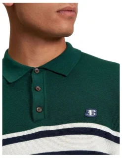 Ben Sherman Sport Block Polo in Dark Navy