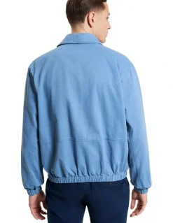 Ben Sherman Sports Blouson Jacket in Rivera Blue