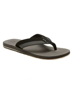 Billabong All Day Impact Thongs in Char Black