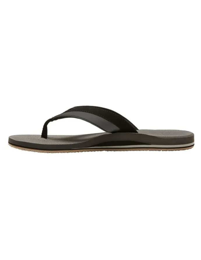 Billabong All Day Impact Thongs in Char Black