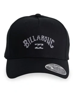 Billabong Arch Flexfit 110 Snapback Cap In Black