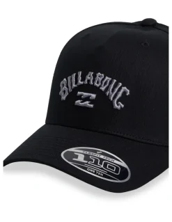 Billabong Arch Flexfit 110 Snapback Cap In Black