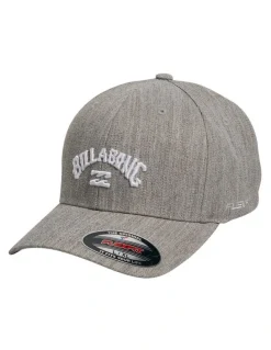 Billabong Arch Flexfit Cap Heather in Light Grey