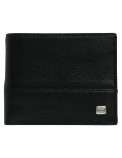 Billabong Dimension 2In1 Leather Wallet in Black