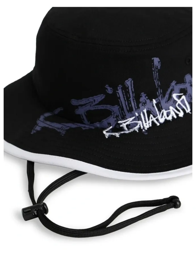 Billabong Script Boonie Bucket Hat in Black