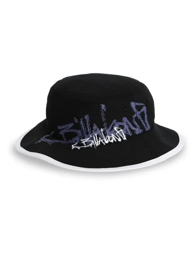Billabong Script Boonie Bucket Hat in Black