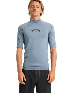 Billabong All Day Arch Short Sleeve Rash Vest In Assorted