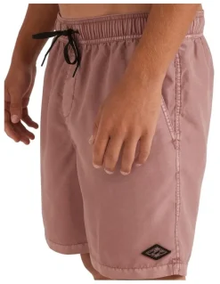 Billabong All Day Overdye Layback Boardshorts In Dusty Rose