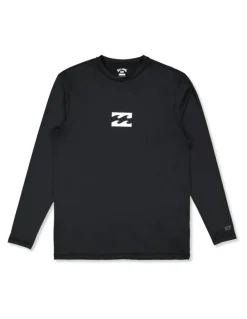 BILLABONG All Day Wave Loose Long Sleeve Rashvest in Black