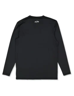 BILLABONG All Day Wave Loose Long Sleeve Rashvest in Black