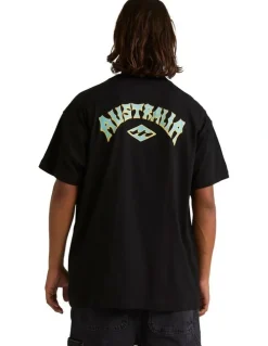 Billabong Aus Arch T-Shirt in Black