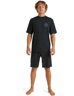 Billabong Big Wave Daz Rash Vest in Black
