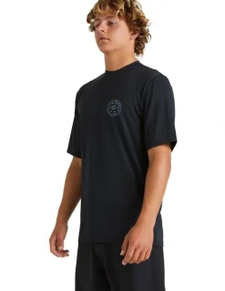 Billabong Big Wave Daz Rash Vest in Black