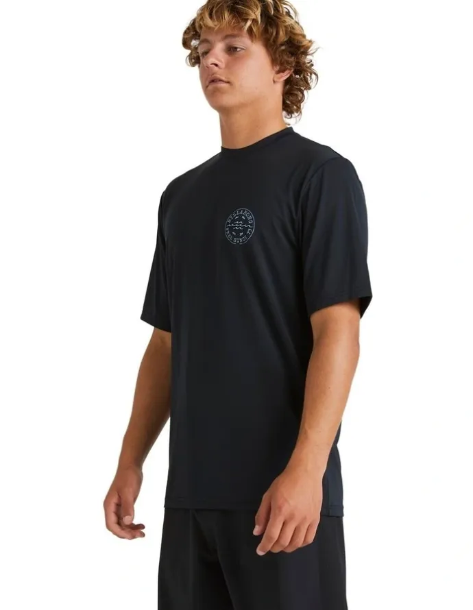 Billabong Big Wave Daz Rash Vest in Black
