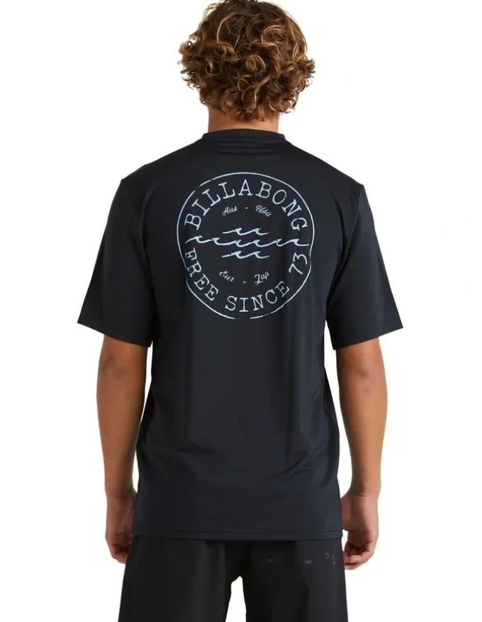 Billabong Big Wave Daz Rash Vest in Black