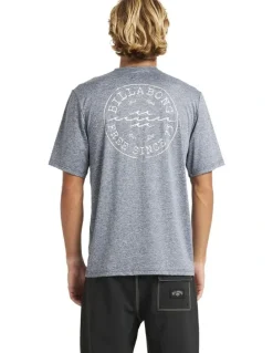 Billabong Big Wave Daz Rash Vest in Navy Heather