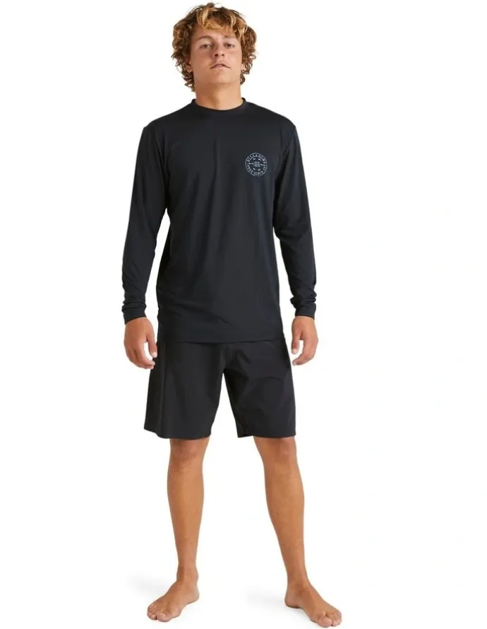 Billabong Big Wave Daz Rash Vest in Black