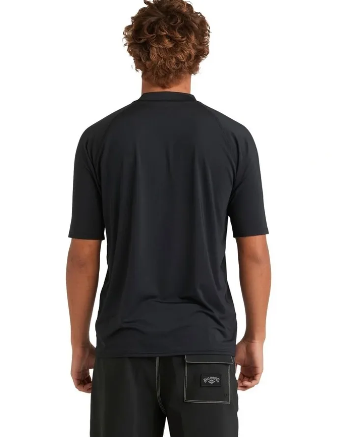 Billabong Boxed Arch Rash Vest in Stealth