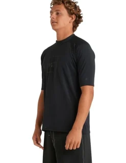 Billabong Boxed Arch Rash Vest in Stealth