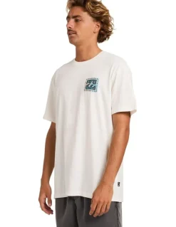 Billabong Crayon Wave Premium T-Shirt Off in White