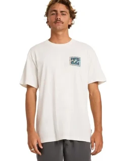 Billabong Crayon Wave Premium T-Shirt Off in White