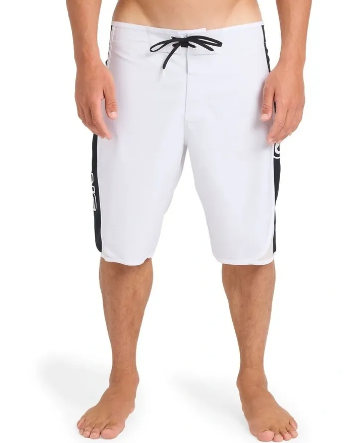 BILLABONG Dbah Bio Wave Pro Performance Boardshorts 21 in White Vintage
