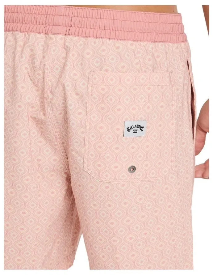 BILLABONG Good Times Layback Boardshorts 16 in Vintage Pink
