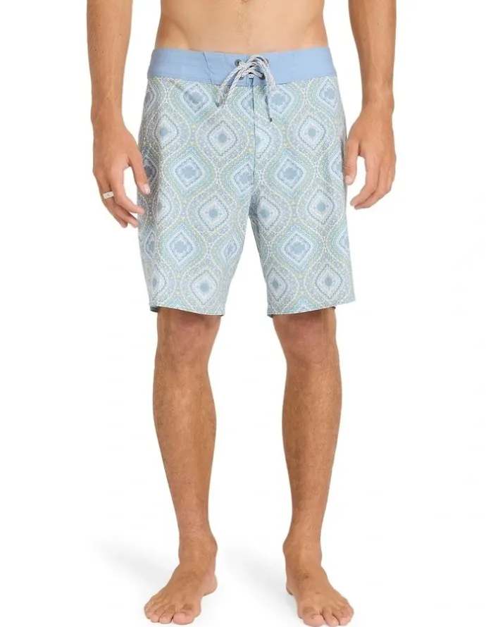 BILLABONG Good Times Pro Performance 17.5 Boardshorts in Fog Gray