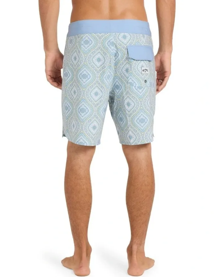 BILLABONG Good Times Pro Performance 17.5 Boardshorts in Fog Gray