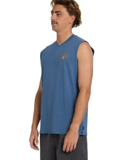 Billabong Heritage Arch Muscle China in Blue