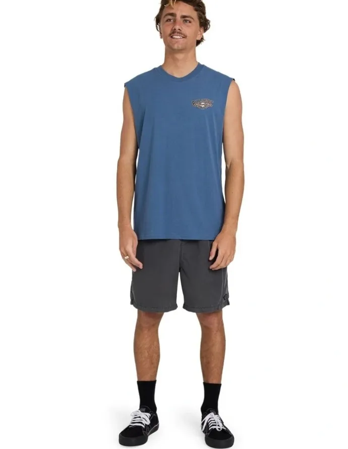Billabong Heritage Arch Muscle China in Blue