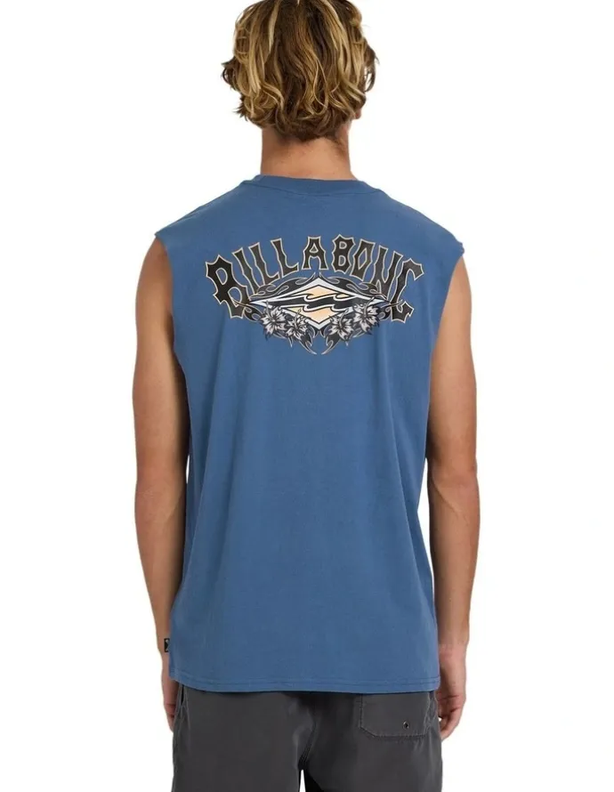 Billabong Heritage Arch Muscle China in Blue
