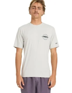 BILLABONG Hollow Diamond Loose Fit Surf T-shirt in Silver