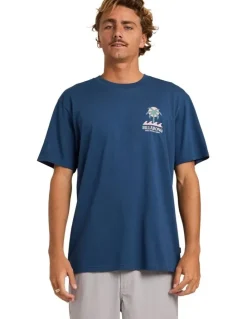 Billabong Portal Premium T-Shirt in Dark Denim