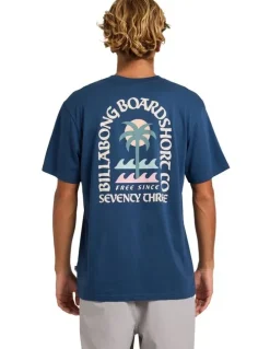 Billabong Portal Premium T-Shirt in Dark Denim