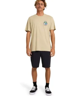 Billabong Rockies Adiv Premium T-Shirt Sand Khaki