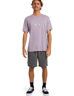 Billabong Rotor Diamond Premium T-Shirt in Purple Ash