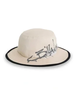 Billabong Script Boonie Bucket Hat in Stone