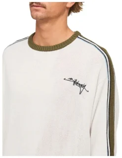 Billabong Script Sweatshirt in Silver in Silver