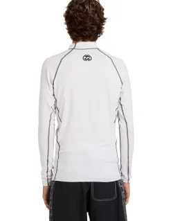 Billabong Spec 73 Long Sleeve Rash Vest in White
