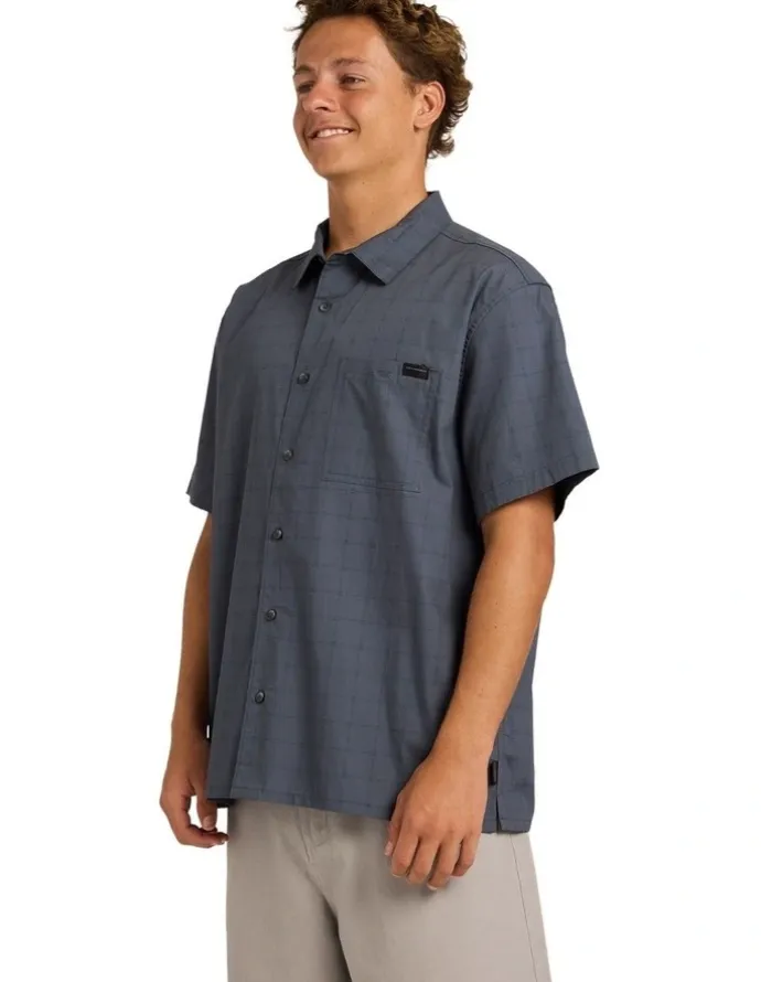 Billabong Spec Mogul Short Sleeve Shirt in Navy