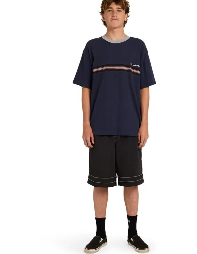 Billabong Spec Ribbed T-Shirt Dusty in indigo