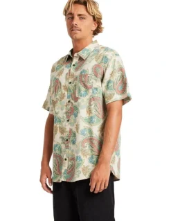 Billabong Sunday Short Sleeve Shirt in Desert