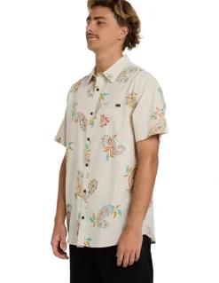 Billabong Sundays Short Sleeve Shirt Oatmeal