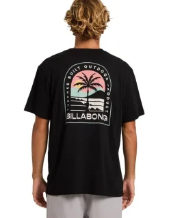 Billabong Sun Down Adiv Premium T-Shirt in Black