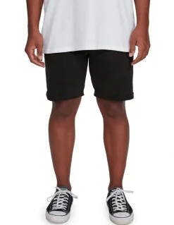 Billabong Wave Wash Twill Shorts in Black