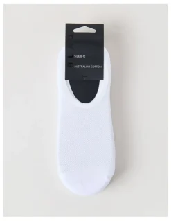 Blaq 3 Pack Australian Cotton No Show Socks
