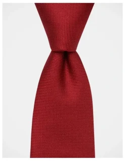 Blaq Core Silk Tie in Red