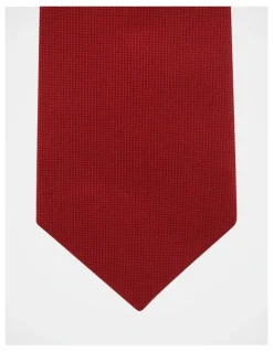 Blaq Core Silk Tie in Red